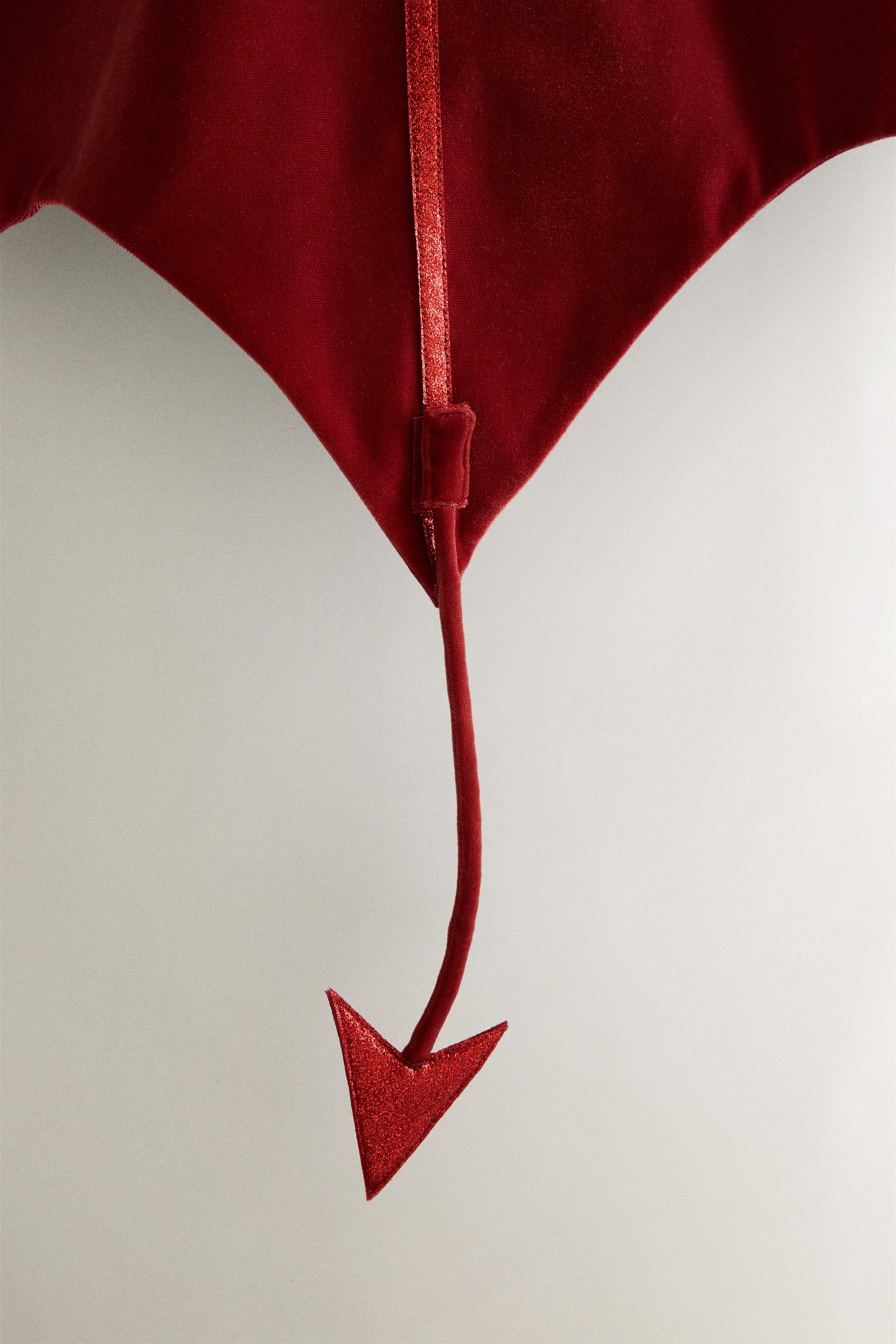 CHILDREN'S HALLOWEEN DEVIL CAPE COSTUME